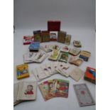 A collection of card games including Just William, the cavalry game, De La Rue's Five Suit Bridge,