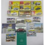 A collection of boxed Vanguard die cast, lot also includes some vintage dinky catalogues and some OO