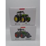 Two boxed Wiking die-cast tractors including John Deere 6930 & Fendt 1050 Vario (both 1:32 scale)