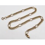 A 9ct gold chain, weight 12.4g