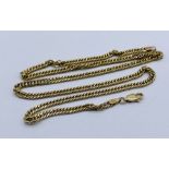 A 9ct gold chain, weight 11.7g