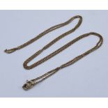 A fine 9ct gold chain, weight 2.3g