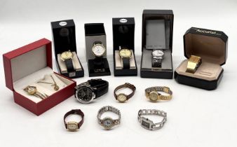 A collection of watches including Accurist, Sekonda, Seiko etc.