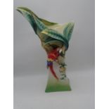 A boxed limited edition Franz Macaw vase (No FZ00744) - height 55cm