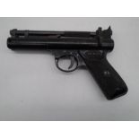 A Webley Premier .22 air pistol, stamped 289 to barrel