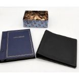 A large collection of mainly modern copper coinage along with two coin display albums