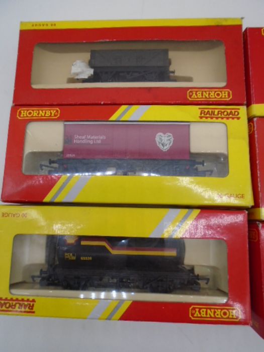 A collection of Hornby OO gauge accessories including six boxed rolling stock wagons/vans, boxed - Image 6 of 10