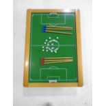 A Soccerette family model tabletop football game