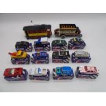 A small collection of boxed Corgi die-cast vehicles including a Ford wrecker truck, Vauxhall Nova.