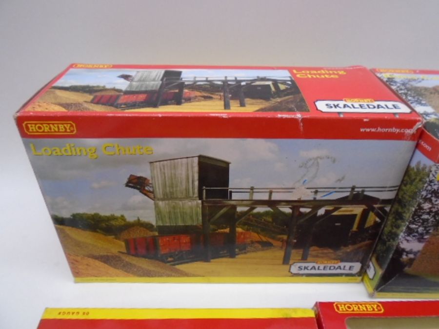 A collection of Hornby OO gauge accessories including six boxed rolling stock wagons/vans, boxed - Image 3 of 10