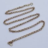A 9ct gold necklace, weight 3.8g