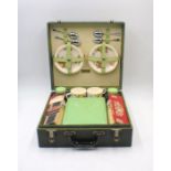 A vintage Brexton 'Thermos' picnic set.