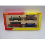 A boxed Hornby OO gauge Railroad Train Pack (R2669) including BR Red and Black Diesel Locomotive and