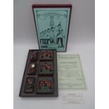 A boxed Britains Toy Soldiers "The Sherwood Foresters Regimental Band" special collector's edition