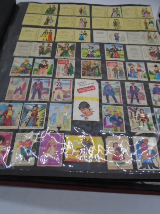 A large collection of vintage matchbox covers, an album and a box of loose. - Image 20 of 46