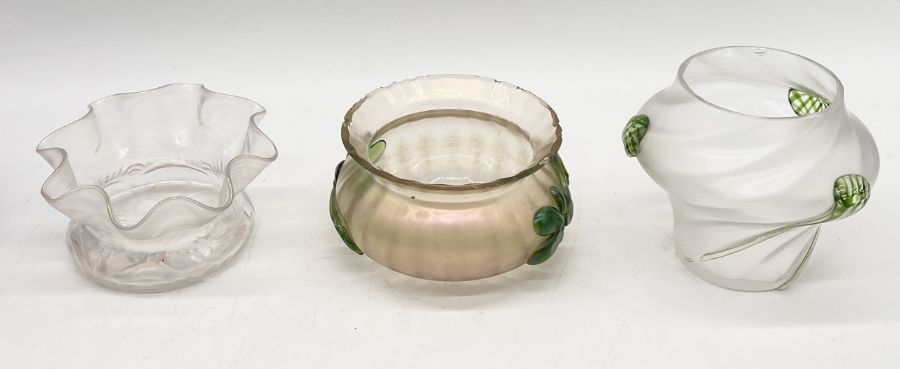 A collection of art glass including Littala goblets and four bowls - Image 4 of 5