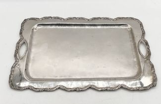 An Avenegas 0900 silver two handled tray, weight 1126g (36.22troy ounces) , 50.5cm x 32.5cm