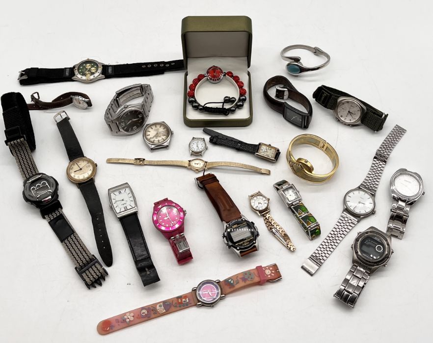 A collection of various watches