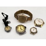 A small collection of vintage watches