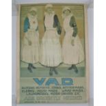 A VAD wartime nursing recruitment poster.