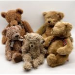 A collection of Russ teddy bears