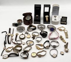 A large collection of vintage watches including Rotary, Timex, regency etc.