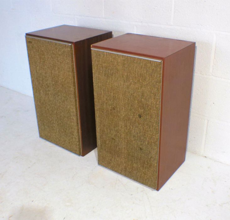 A matched pair of vintage Leak 15 ohm sandwich speakers. - Image 2 of 11