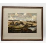 Victor Askew (1909-1974) Oil landscape scene signed to lower right 27cm x 38cm