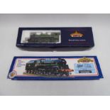 Two boxed Bachmann Branch-Line OO gauge model railway trains including a British Rail Class 4 4-6-