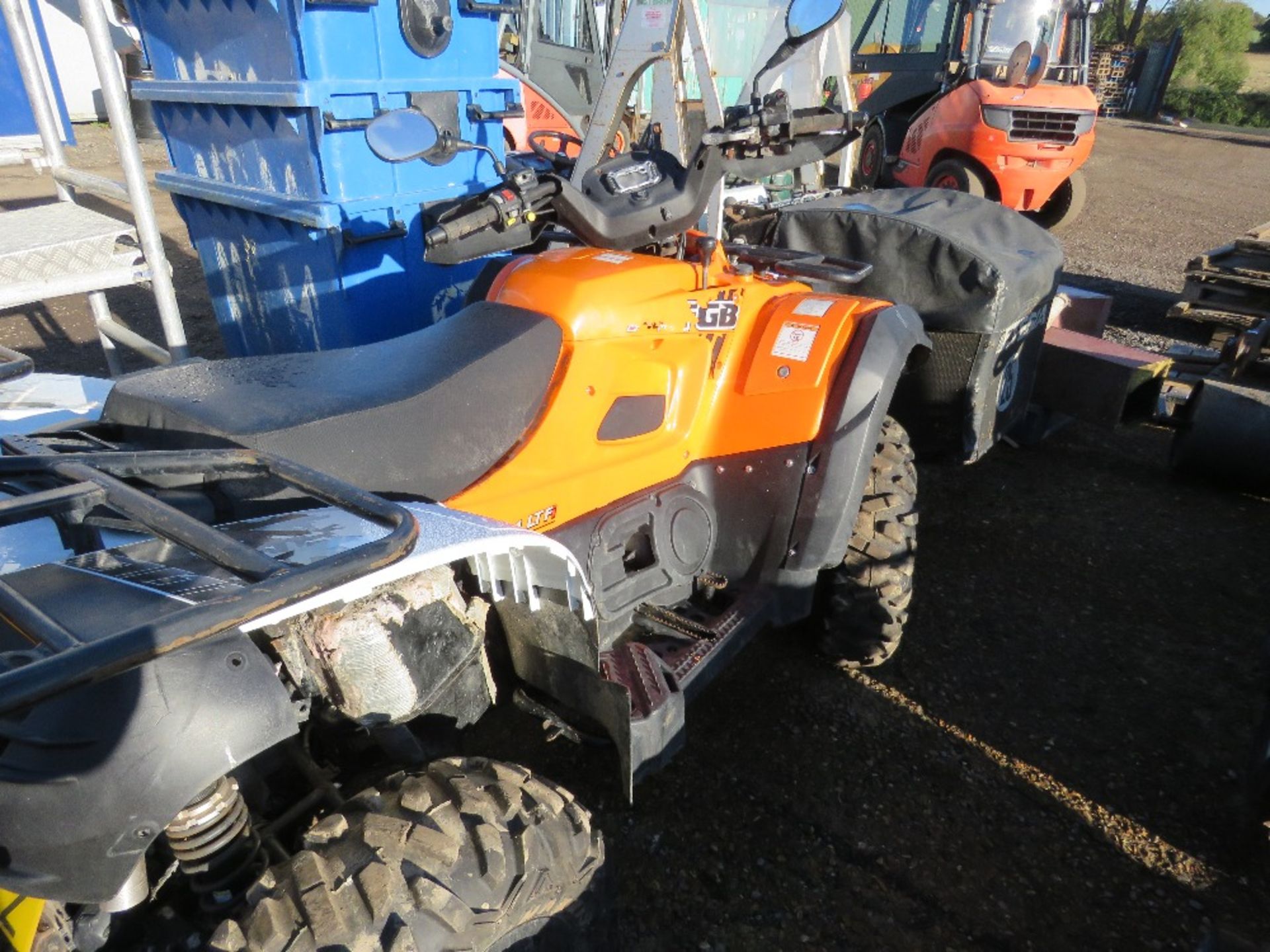 TGB 1000 QUAD BIKE, YEAR 2015, FIRE DAMAGED. REG:LJ65 EYZ (WITH V5. NO KEY. FIRE WAS RESULT OF A CH - Image 2 of 5