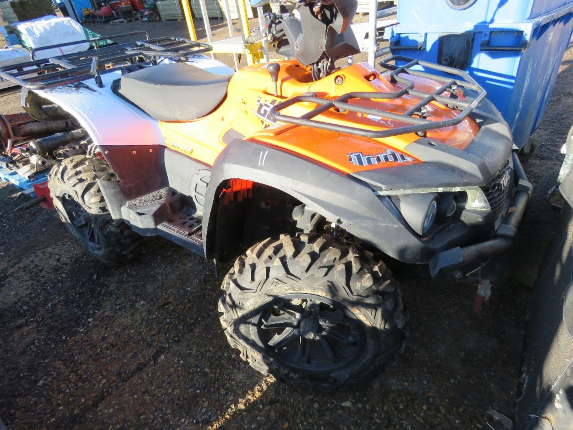 TGB 1000 QUAD BIKE, YEAR 2015, FIRE DAMAGED. REG:LJ65 EYZ (WITH V5. NO KEY. FIRE WAS RESULT OF A CH