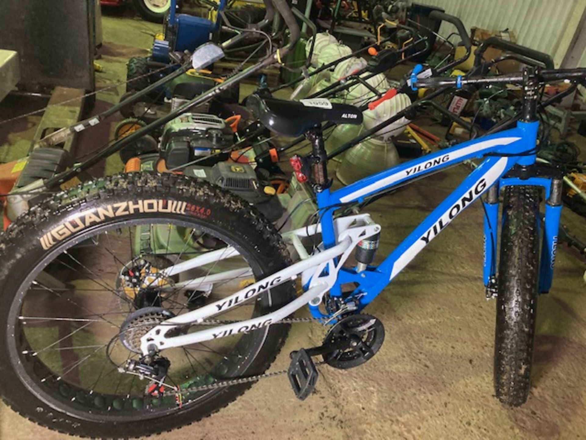 FAT BOY BIKE, LITTLE USED, NO VAT ON HAMMER PRICE.