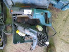 110VOLT RECIPROCATING SAW PLUS A PISTOL GRIP DRILL. SOLD UNDER THE AUCTIONEERS MARGIN SCHEME THEREFO