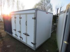 MULTI COMPARTMENT CHILLED VAN BODY, 14FT APPROX WITH THERMOKING FRIDGE UNIT. RECENTLY REMOVED FROM I