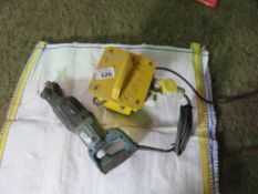 MAKITA RECIP SAW PLUS A TRANSFORMER.