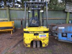 B15T BATTERY FORKLIFT WITH CHARGER.