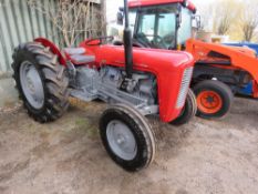 MASSEY FERGUSON 35 4 CYLINDER TRACTOR. RECENT REPAINT ETC. UNFINISHED PROJECT. WHEN TESTED WAS SEEN