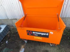 ARMORGARD TOOL BOX, LITTLE USED BUT DAMAGED LID/LOCKS.