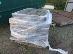 PALLET CONTAINING 23NO TEMPORAY SITE FENCE BLOCKS.NO VAT ON THE HAMMER PRICE OF THIS LOT.