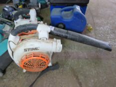 2 X STIHL HAND HELD BLOWERS. SOLD UNDER THE AUCTIONEERS MARGIN SCHEME THEREFORE NO VAT WILL BE CHARG