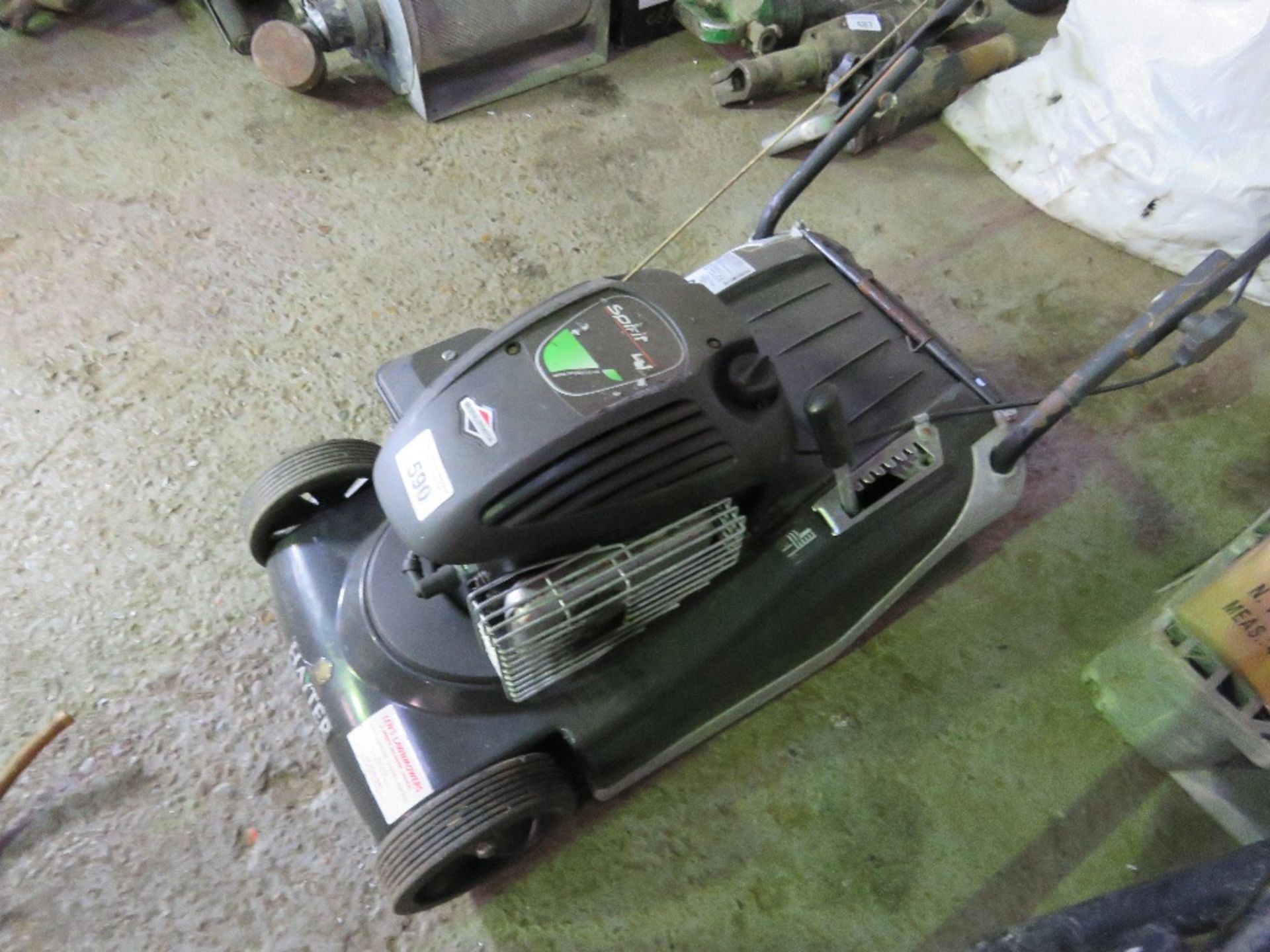 HAYTER SPIRIT 41 ROLLER MOWER, NO COLLECTOR. UNTESTED, CONDITION UNKNOWN. NO VAT ON HAMMER PRICE. - Image 2 of 3