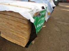 LARGE PACK OF UNTREATED SHIPLAP TIMBER FENCE CLADDING BOARDS. SIZE: 1.83 M LENGTH X 95MM WIDTH AP