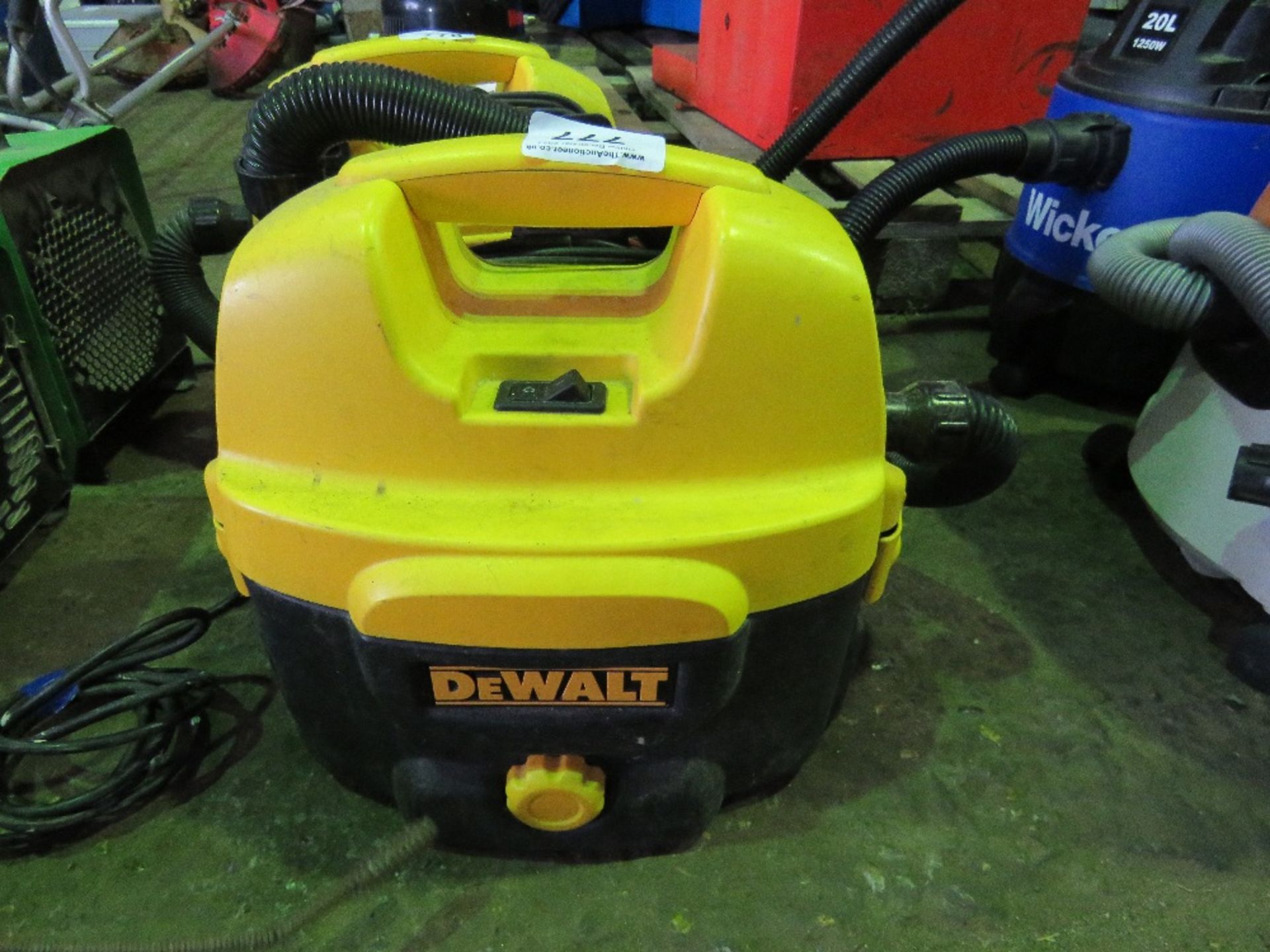 DEWALT PORTABLE VAC UNIT. - Image 2 of 2