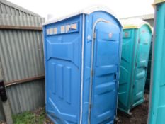 PORTABLE SITE TOILET.