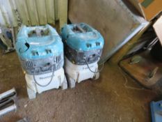 2 X MAKITA VACUUMS,.