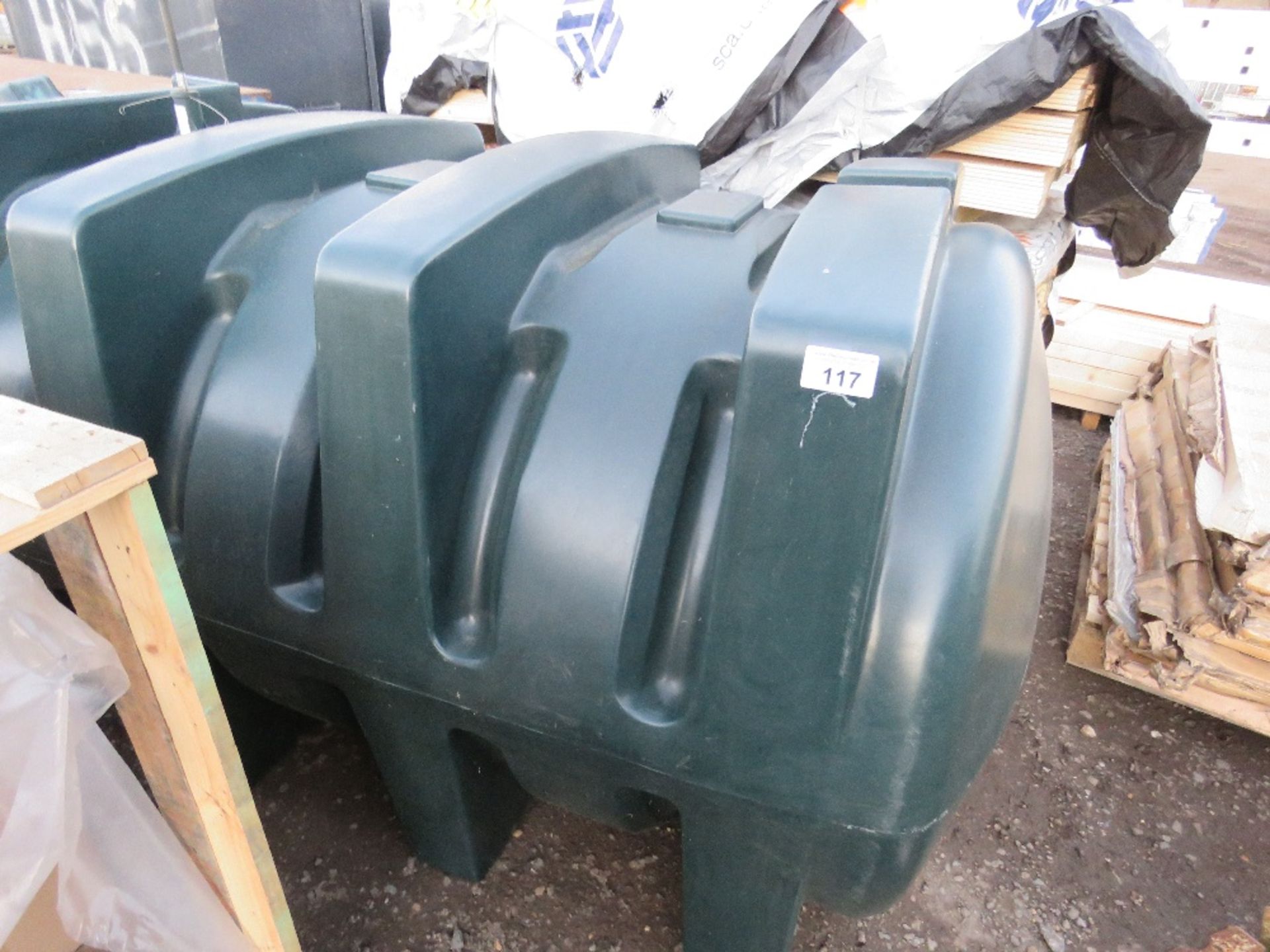 LARGE SIZED PLASTIC DIESEL TANK.