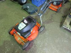 HUSQVARNA PROFESSIONAL ROUGH CUT MOWER WITH ADJUSTABLE HANDLES. WHEN TESTED WAS SEEN TO RUN AND DRIV