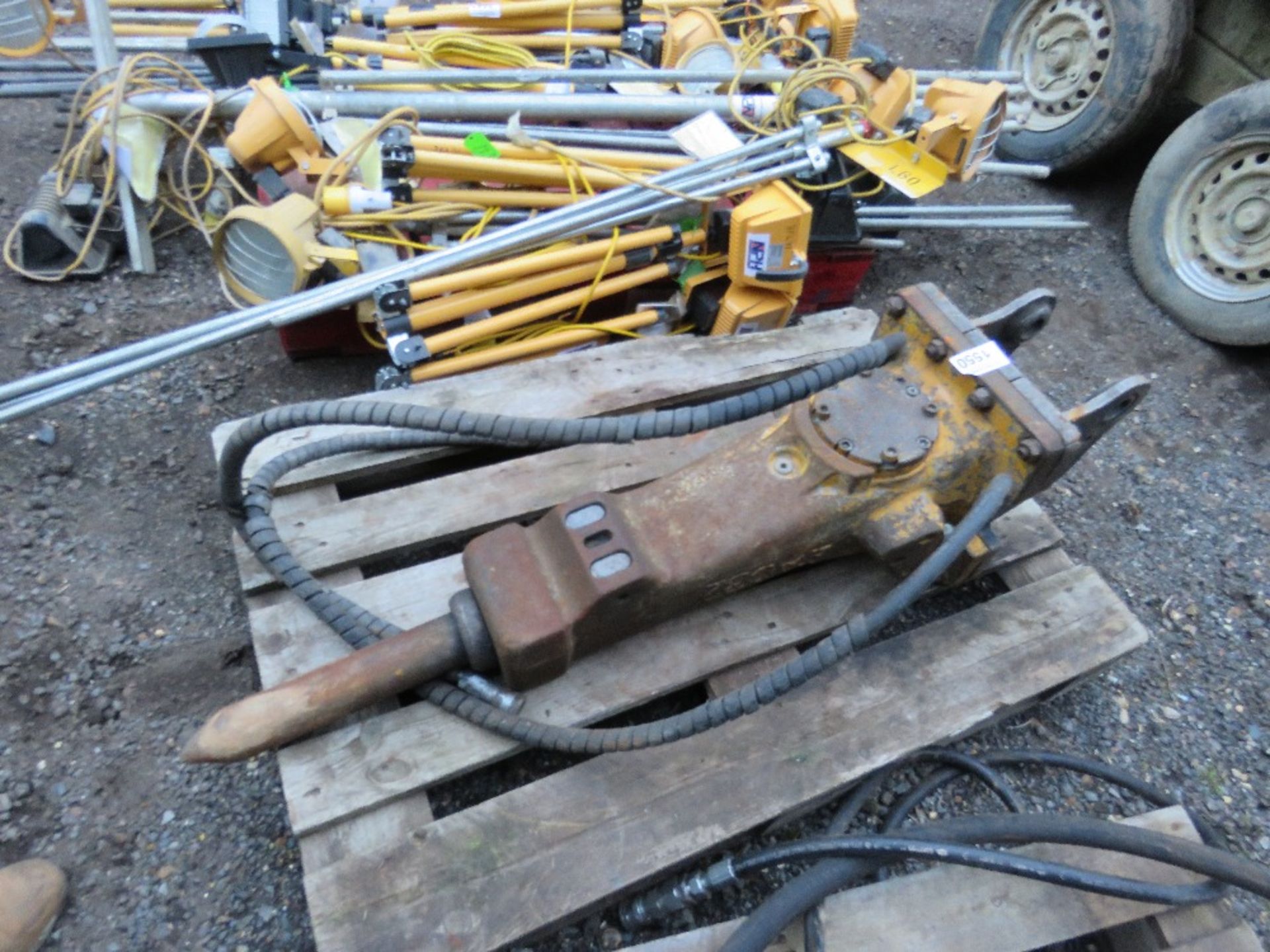 ATLAS COPCO SB200 HYDRAULIC EXCAVATOR BREAKER, 35MM PINS. PN:EA032. - Image 2 of 4