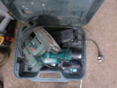 BATTERY POWERED PLANER PLUS A 240VOLT SANDER. THIS LOT IS SOLD UNDER THE AUCTIONEERS MARGIN SCHEME,