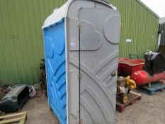 PORTABLE SITE TOILET WITH SINK. NO VAT ON HAMMER PRICE OF THIS LOT.